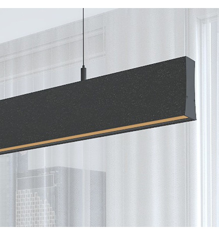 Linearlampe Pendelleuchte LED - LOLA Schwarz - 0,5 m - 1m - 1,5m - 2m