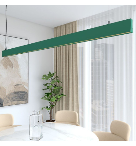 Lâmpada Linear Pendente LED - LOLA Azul Azur - 0,5m - 1m - 1,5m - 2m
