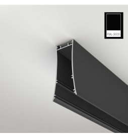 Linear LED Batten - LOLA black - 0.5m - 1m - 1.5m - 2m