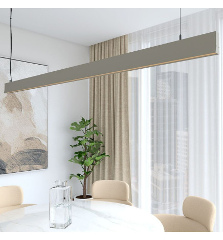 Linearlampe Pendelleuchte LED - LOLA Azurblau - 0,5 m - 1m - 1,5m - 2m