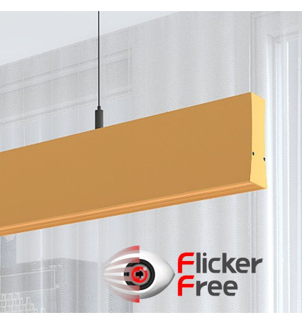 Linearlampe Pendelleuchte LED - LOLA Struktursteingrau - 0,5 m - 1m - 1,5m - 2m
