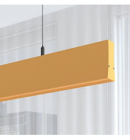 Lâmpada Linear Pendente LED - LOLA Cinza pedra - 0,5m - 1m - 1,5m - 2m
