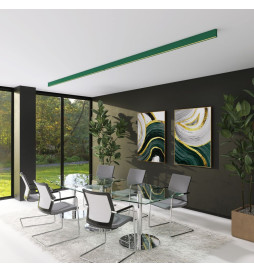 Lineare LED - Deckenaufbauleuchte - LOLA Patinagrün - 0,5 m - 1m - 1,5m - 2m