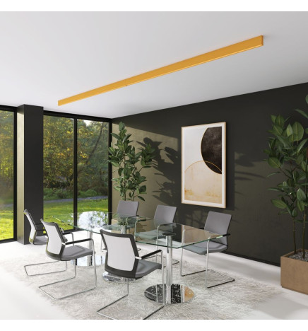 Linear LED Batten - LOLA pastel yellow- 0.5m - 1m - 1.5m - 2m
