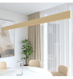 Linearlampe Pendelleuchte LED - LOLA Strukturelfenbein - 0,5 m - 1m - 1,5m - 2m