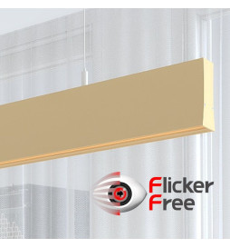 Linearlampe Pendelleuchte LED - LOLA Strukturelfenbein - 0,5 m - 1m - 1,5m - 2m