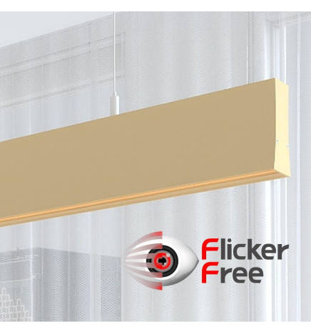 Linearlampe Pendelleuchte LED - LOLA Strukturelfenbein - 0,5 m - 1m - 1,5m - 2m