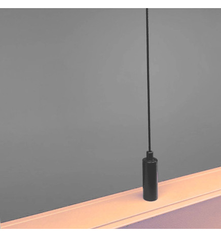 Lineær lampe LED - vedhæng - LOLA elfenben - 0,5 m - 1m - 1,5m - 2m