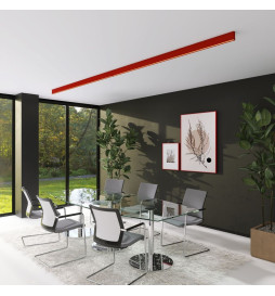 Linear LED Batten - LOLA tomato red- 0.5m - 1m - 1.5m - 2m