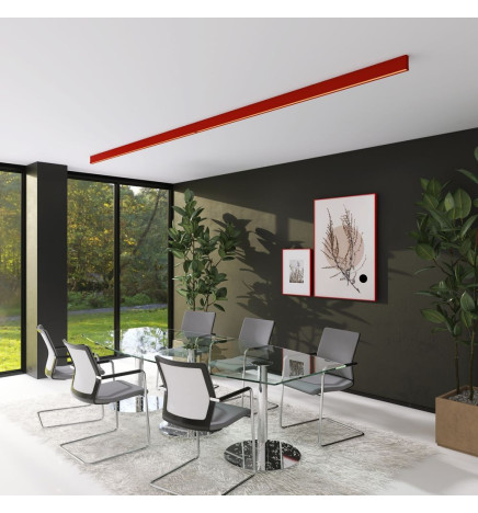 Régua Linear  LED - LOLA Vermelho tomate - 0,5m - 1m - 1,5m - 2m