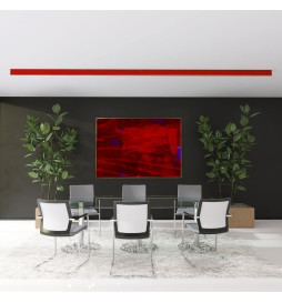 Linear LED Batten - LOLA tomato red- 0.5m - 1m - 1.5m - 2m