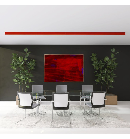 Linear LED Batten - LOLA tomato red- 0.5m - 1m - 1.5m - 2m