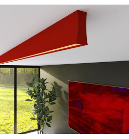 Linear LED Batten - LOLA tomato red- 0.5m - 1m - 1.5m - 2m