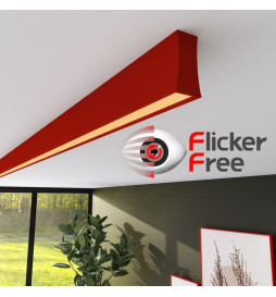 Régua Linear  LED - LOLA Vermelho tomate - 0,5m - 1m - 1,5m - 2m