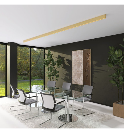 Lineare LED - Deckenaufbauleuchte - LOLA elfenbein- 0,5 m - 1m - 1,5m - 2m