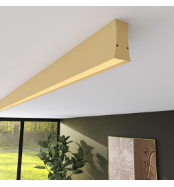 Lineare LED - Deckenaufbauleuchte - LOLA elfenbein- 0,5 m - 1m - 1,5m - 2m