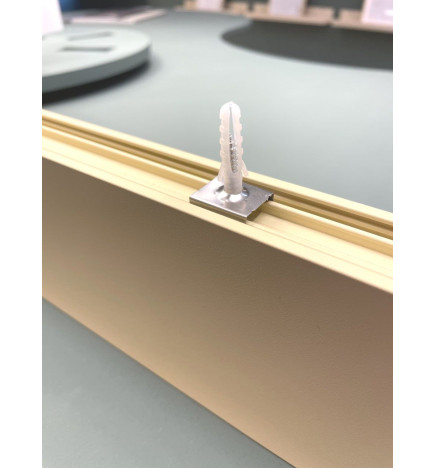 Lineare LED - Deckenaufbauleuchte - LOLA elfenbein- 0,5 m - 1m - 1,5m - 2m