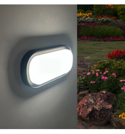 Nero 18W IP65 TABY - CCT 3000K 4000K e 6000K Plafoniera a LED nera