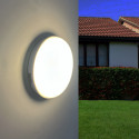 12W PURELIGHT Plafoniera circolare per interni ed esterni IP65 Bianco