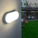Applique murale blanche 12W 1200Lm PURELIGHT Intérieur et extérieur IP65