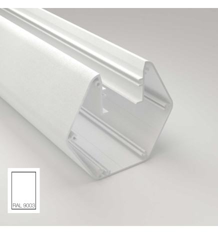 Lâmpada Linear Pendente LED - PACO Branco - 0,5m - 1m - 1,5m - 2m