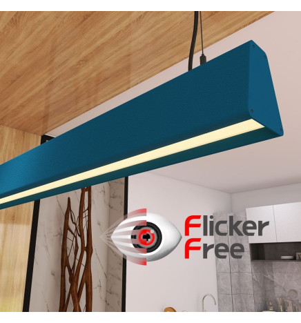 Lâmpada Linear Pendente LED - CARMEN Branco - 0,5m - 1m - 1,5m - 2m