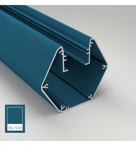 Lampada lineare Sospensione LED - PACO Azzurro - 0.5m - 1m - 1.5m - 2m