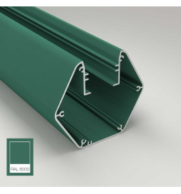 Linearlampe Pendelleuchte LED - PACO Patinagrün - 0,5 m - 1m - 1,5m - 2m