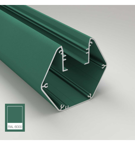 Linearlampe Pendelleuchte LED - PACO Patinagrün - 0,5 m - 1m - 1,5m - 2m