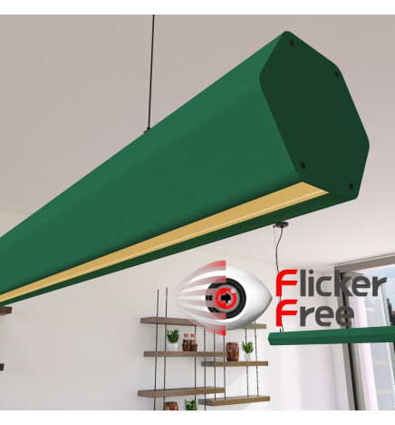 Linearlampe Pendelleuchte LED - PACO Patinagrün - 0,5 m - 1m - 1,5m - 2m