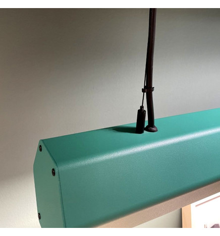 Linearlampe Pendelleuchte LED - PACO Patinagrün - 0,5 m - 1m - 1,5m - 2m