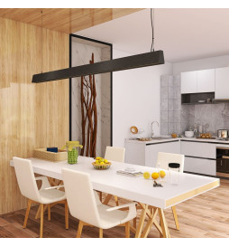 Lampada lineare Sospensione LED - CARMEN Azzurro - 0.5m - 1m - 1.5m - 2m