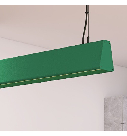 Linearlampe Pendelleuchte LED - CARMEN schwarz- 0,5 m - 1m - 1,5m - 2m