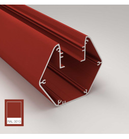 Linearlampe Pendelleuchte LED - PACO Tomate rot - 0,5 m - 1m - 1,5m - 2m