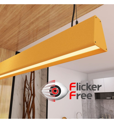 Linearlampe Pendelleuchte LED - CARMEN steingrau- 0,5 m - 1m - 1,5m - 2m