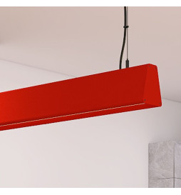 Lampada lineare Sospensione LED - CARMEN Giallo pastello- 0.5m - 1m - 1.5m - 2m