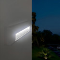 LED Skyltbollard Hvit 6W IP65 - Overflate - KOUVOLA - CCT Velgbart Farge