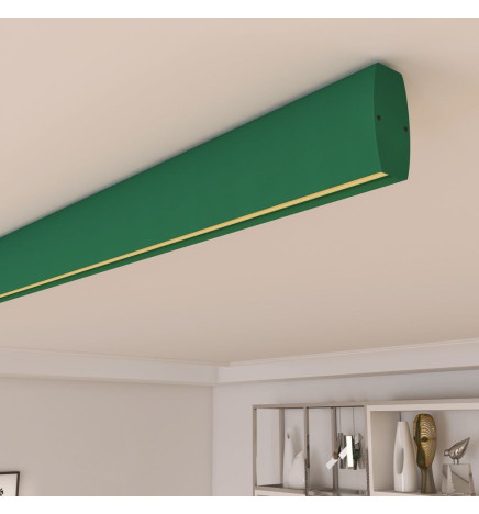 Lineær lampe LED - vedhæng - RICHARD patinagrøn - 0,5 m - 1m - 1,5m - 2m