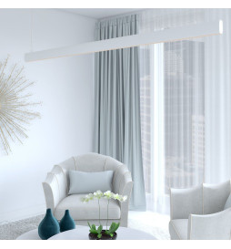 Lampada lineare Sospensione LED - RICHARD Bianco - 0.5m - 1m - 1.5m - 2m