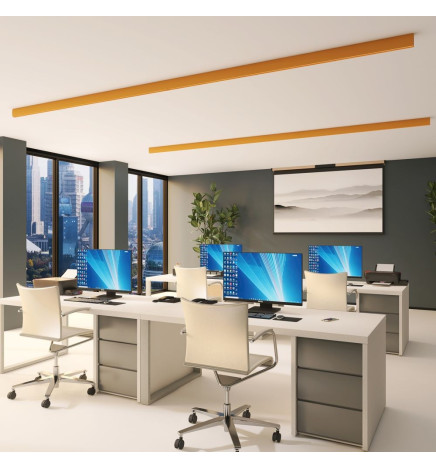 Linear LED Batten - RICHARD pastel yellow - 0.5m - 1m - 1.5m - 2m