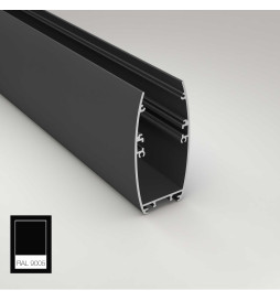 Lâmpada Linear Pendente LED - RICARDO Preto - 0,5m - 1m - 1,5m - 2m