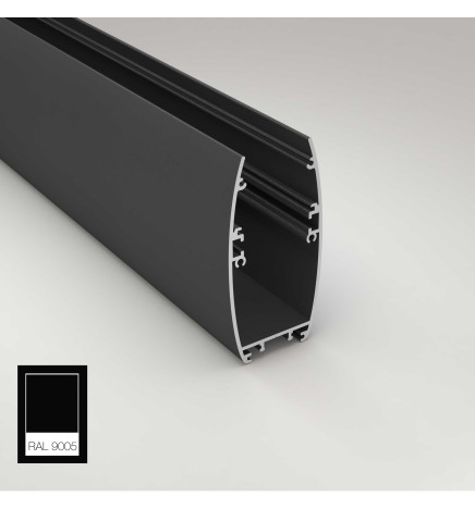 Lâmpada Linear Pendente LED - RICARDO Preto - 0,5m - 1m - 1,5m - 2m