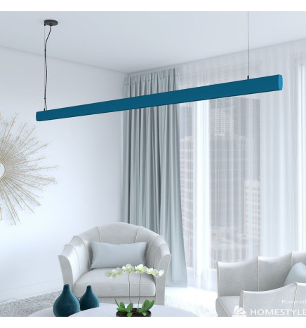 Linearlampe Pendelleuchte LED - RICHARD Azurblau - 0,5 m - 1m - 1,5m - 2m