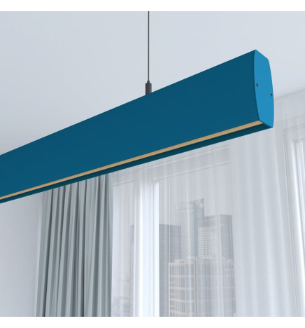 Linearlampe Pendelleuchte LED - RICHARD Azurblau - 0,5 m - 1m - 1,5m - 2m