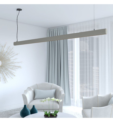 Linearlampe Pendelleuchte LED - RICHARD Weiß - 0,5 m - 1m - 1,5m - 2m