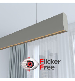 Lâmpada Linear Pendente LED - RICARDO Branco - 0,5m - 1m - 1,5m - 2m