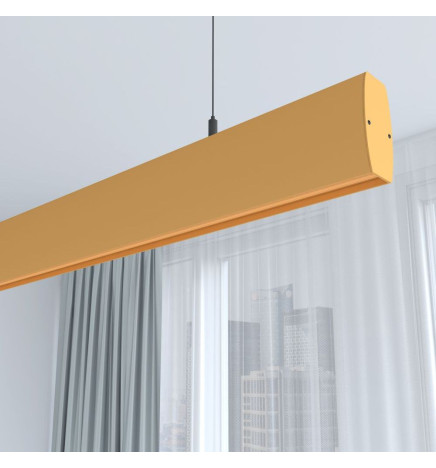 Linearlampe Pendelleuchte LED - RICHARD pastellgelb - 0,5 m - 1m - 1,5m - 2m