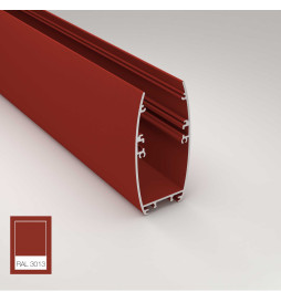 Lâmpada Linear Pendente LED - RICARDO Tomate vermelho - 0,5m - 1m - 1,5m - 2m