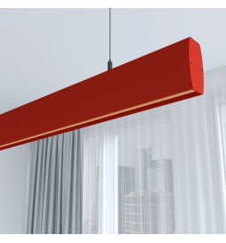 Lâmpada Linear Pendente LED - RICARDO Tomate vermelho - 0,5m - 1m - 1,5m - 2m