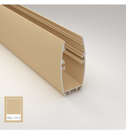 Lâmpada Linear Pendente LED - RICARDO Marfim - 0,5m - 1m - 1,5m - 2m